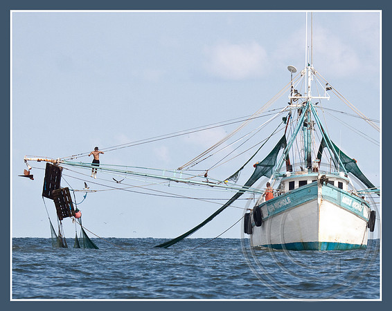 Working on the rigging