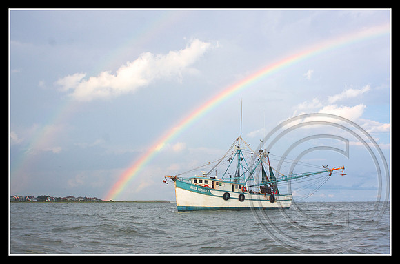 A double rainbow!